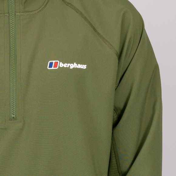berghaus Mens Green Wavertree Half Zip Sweatshirt #3