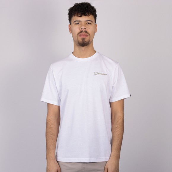 berghaus Mens White GEO-Mountaintry T-Shirt #3