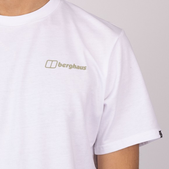berghaus Mens White GEO-Mountaintry T-Shirt #4