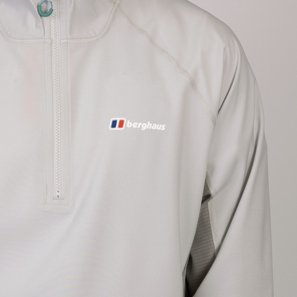 berghaus Mens Grey Wavertree Half Zip Sweatshirt #3
