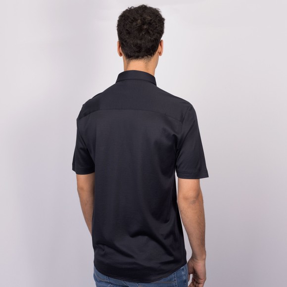 Emporio Armani Mens Blue Short Sleeve Jersey Shirt #4