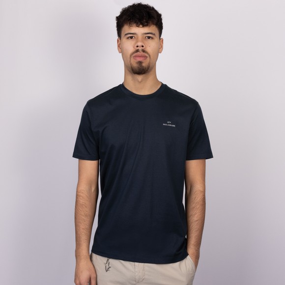 Paul & Shark Mens Blue Small Reflective Logo T Shirt #3