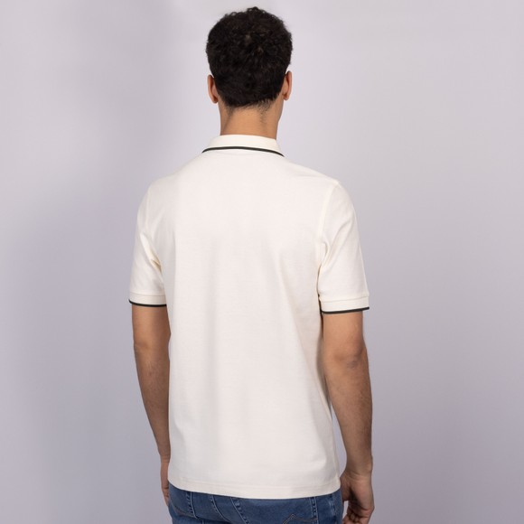 Fred Perry Mens Beige Crepe Pique Polo Shirt #4