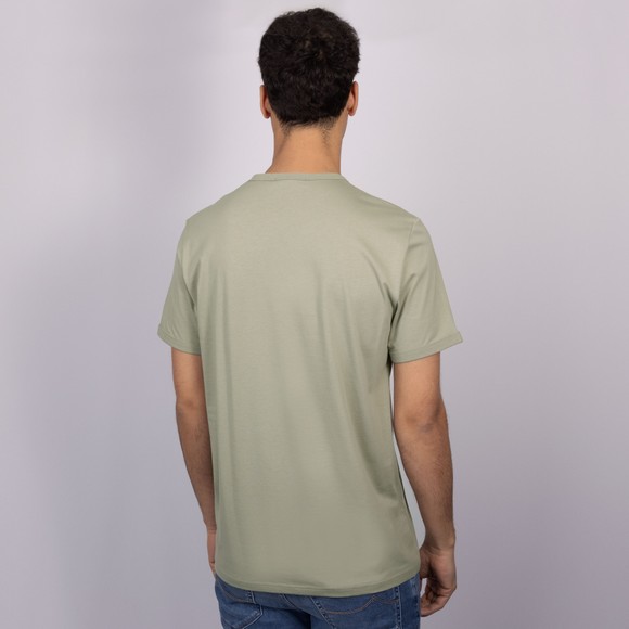 Fred Perry Mens Green Ringer T-Shirt #4