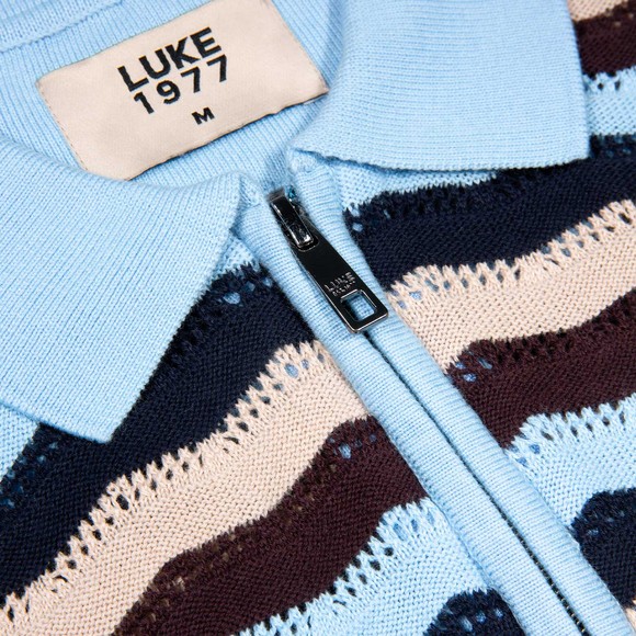 Luke 1977 Mens Blue Maughold Polo main image