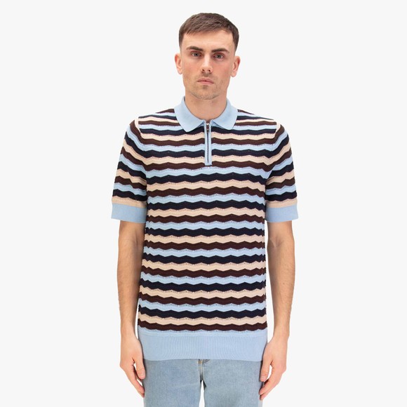 Luke 1977 Mens Blue Maughold Polo main image