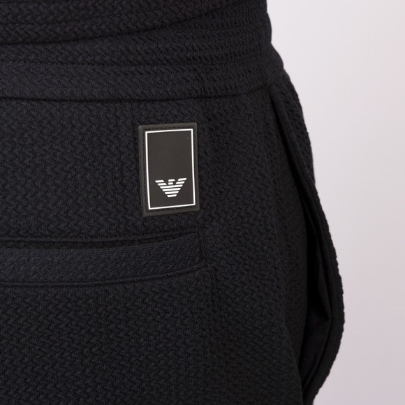 Emporio Armani Mens Blue Textured Travel Jogger #4