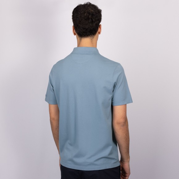 Paul & Shark Mens Blue Arch Sleeve Logo Polo Shirt #4