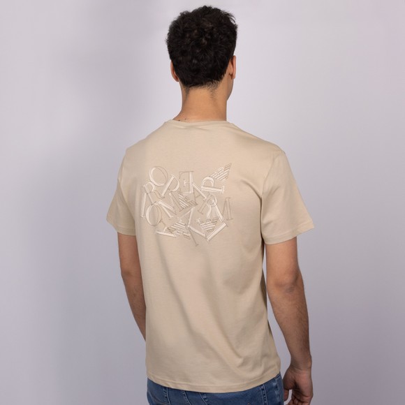 Emporio Armani Mens Grey Small Logo Light T Shirt #4