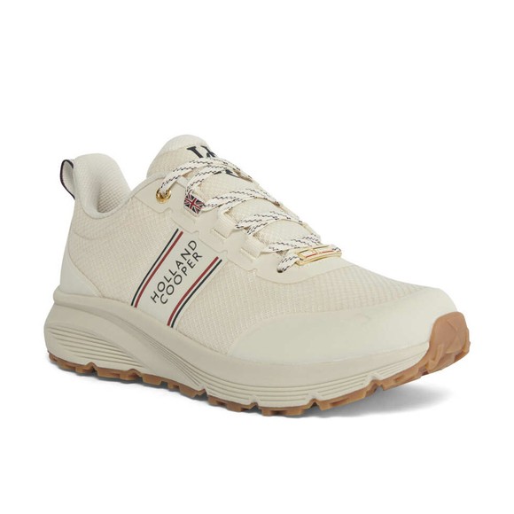 Holland Cooper Womens Beige Burghley Waterproof Trainer #4