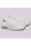 EA7 Emporio Armani Mens White Mesh Runner