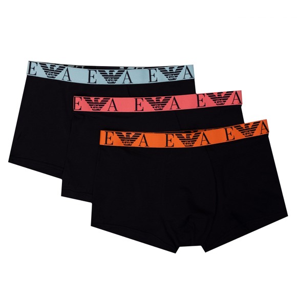 Emporio Armani Mens Black 3 Pack Trunk #1