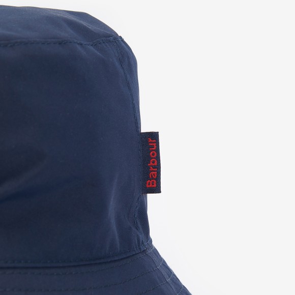 Barbour Lifestyle Mens Blue Hutton Reversible Bucket Hat #4