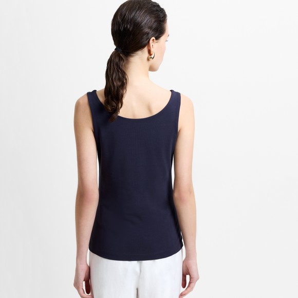 French Connection Womens Blue Organic Cotton Stretch T Shirt #3