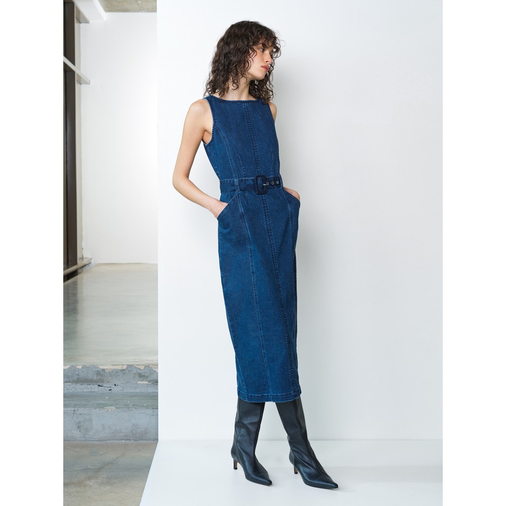 Arywoode Denim Midi Dress