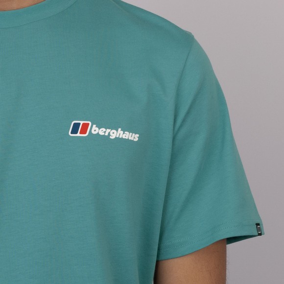 berghaus Mens Blue Front and Back T-Shirt #4