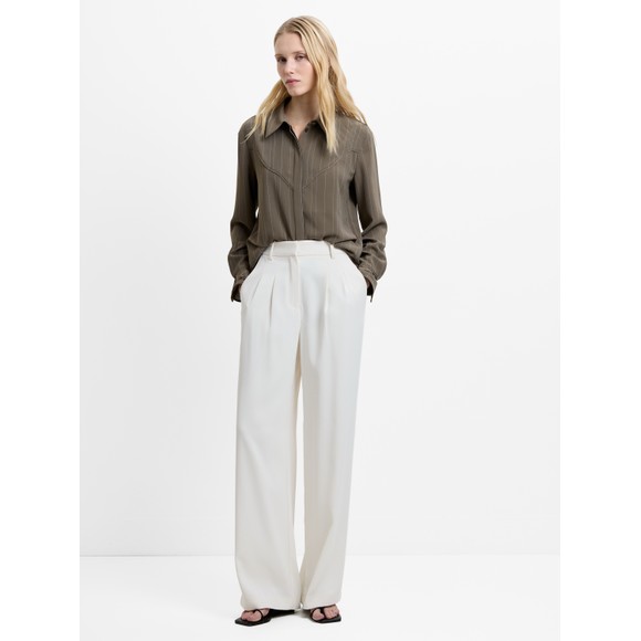 French Connection Womens Off-White Harrie Suiting Trouser #4