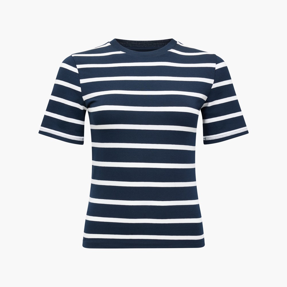 Rallie Cotton Stripe T Shirt