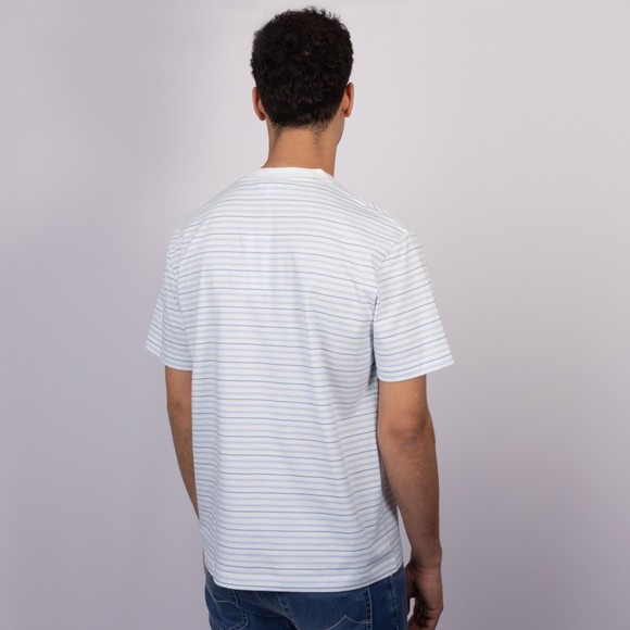 Lacoste Mens Blue TH0874 Striped T-Shirt #4