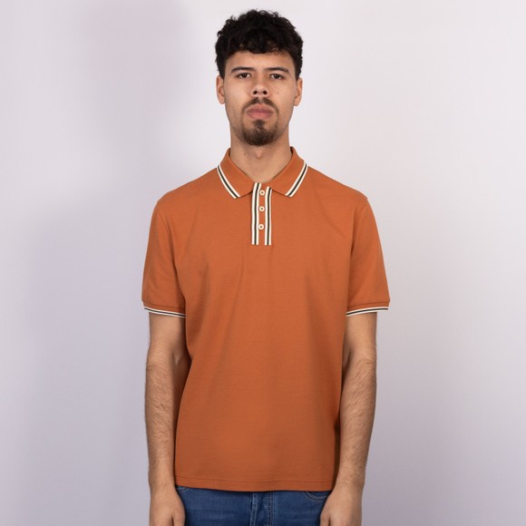 PS Paul Smith Mens Red Contrast Collar Polo #3