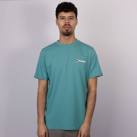 berghaus Mens Blue Front and Back T-Shirt #3