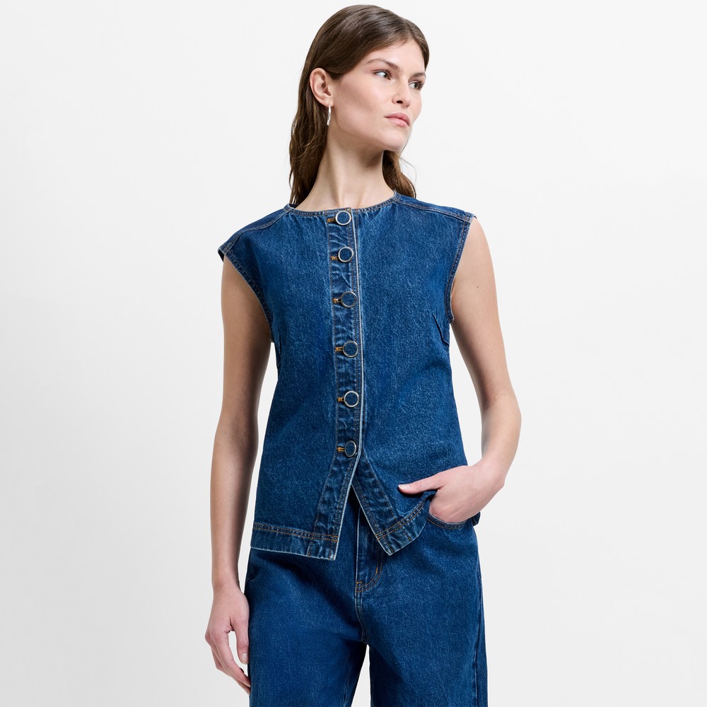 Dallas Denim Waistcoat