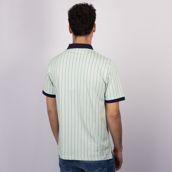 Fila Mens Green BB1 Striped Polo Shirt main image