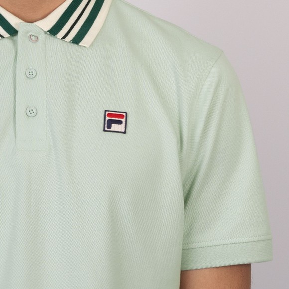 Fila Mens Blue Heritage Tape Polo main image