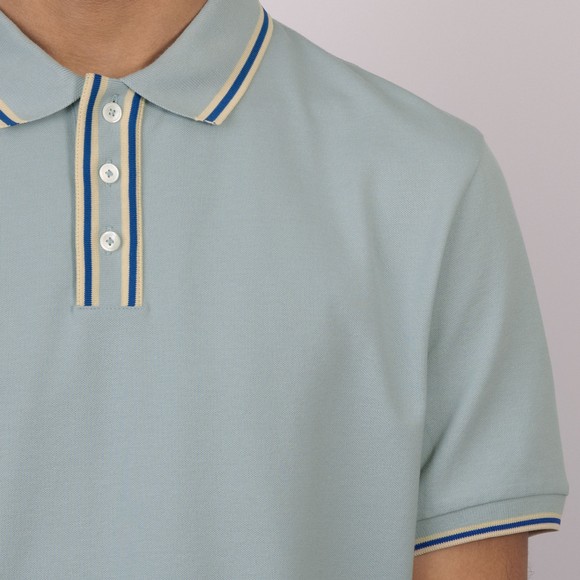 PS Paul Smith Mens Blue Contrast Collar Polo #3