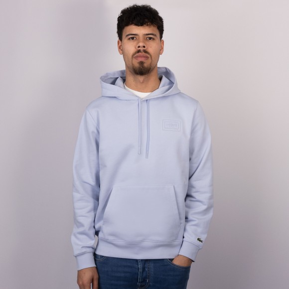 Lacoste Mens Blue Embossed Logo Hooded Sweatshirt #3