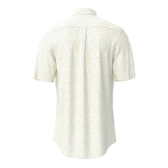 Fynch Hatton Mens Yellow Graphic Print SS Shirt main image