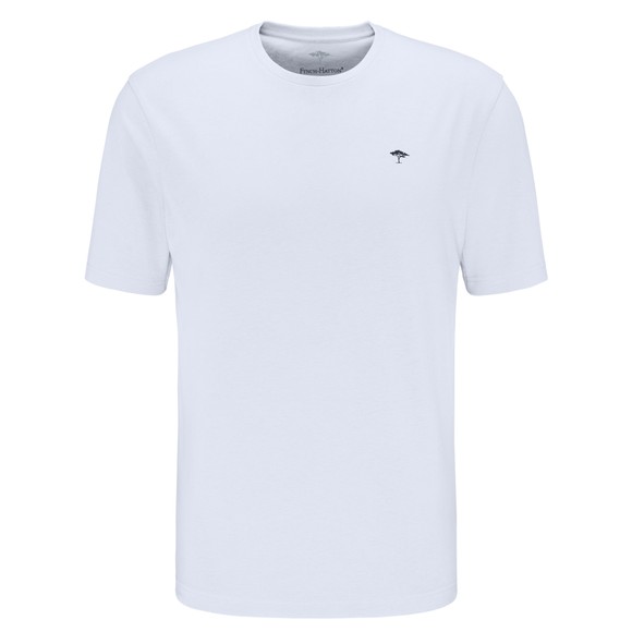 Fynch Hatton Mens White Basic Logo T-Shirt main image
