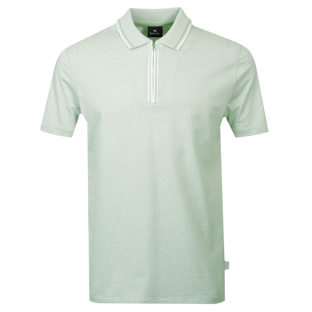 Zip Front Polo Shirt