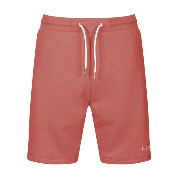 Luke 1977 Mens Pink Staggering Sweat Shorts main image
