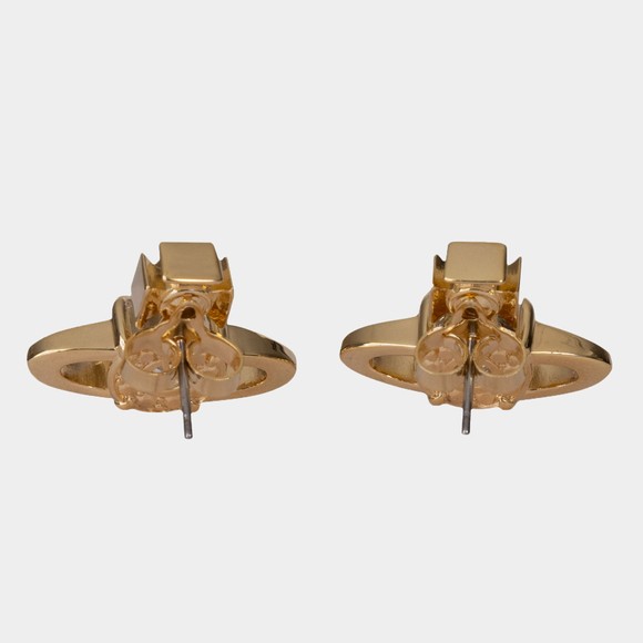 Vivienne Westwood Womens White Reina Large Earrings #3