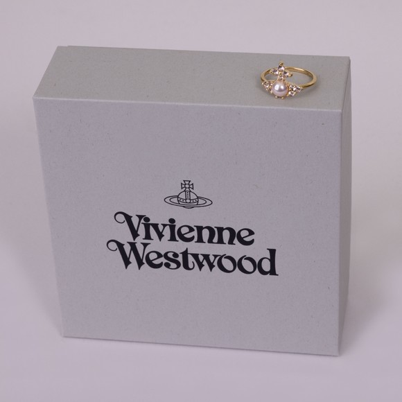 Vivienne Westwood Womens Gold Feodora Ring #3