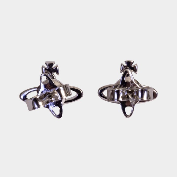 Vivienne Westwood Womens Silver Nano Solitaire Earrings #3