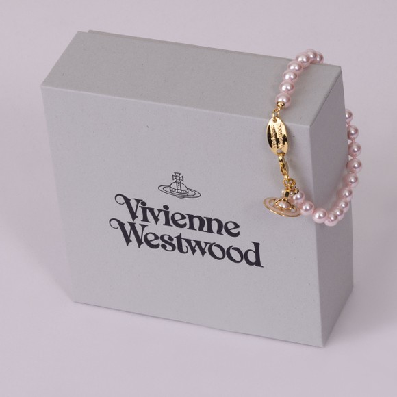Vivienne Westwood Womens Gold Simonetta Pearl Bracelet #3