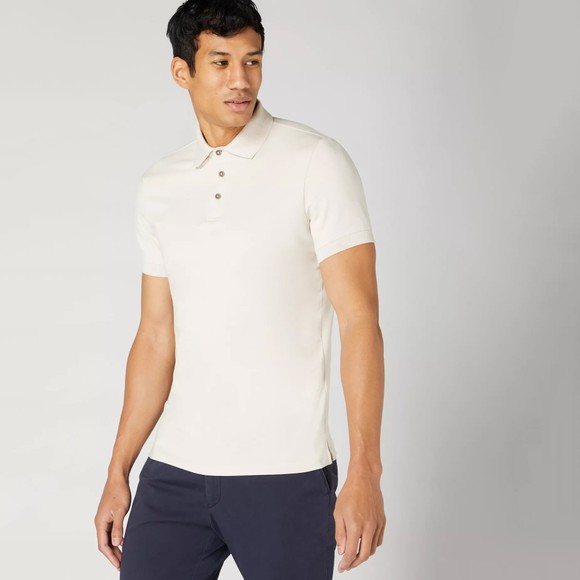 Remus Mens White Casual Polo main image