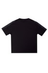 EA7 Emporio Armani Boys Black Boys Contrast Sleeve T Shirt
