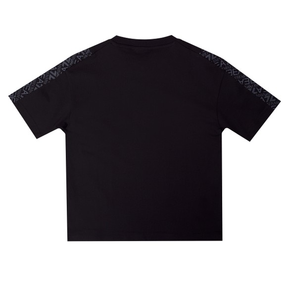EA7 Emporio Armani Boys Black Boys Contrast Sleeve T Shirt main image