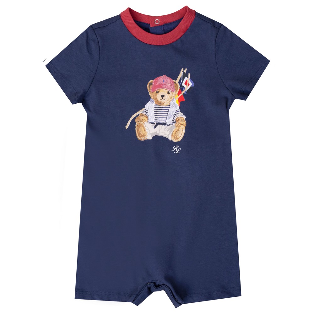 Bear Cotton Jersey Shortall