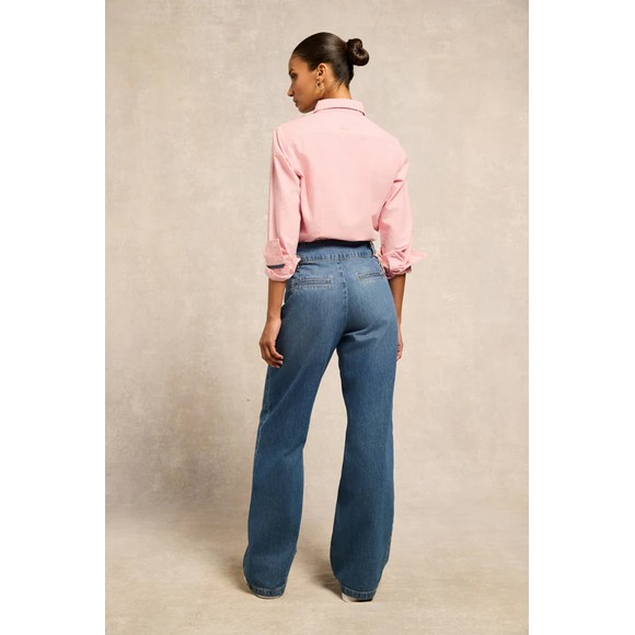 Holland Cooper Womens Pink Oxford Shirt #4