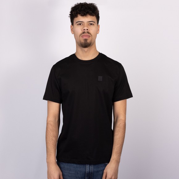 Belstaff Mens Black Mercerised Steel T-Shirt #3