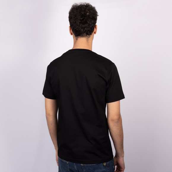 Belstaff Mens Black Mercerised Steel T-Shirt #4
