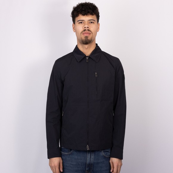Belstaff Mens Black Nylon Grid Overshirt #3