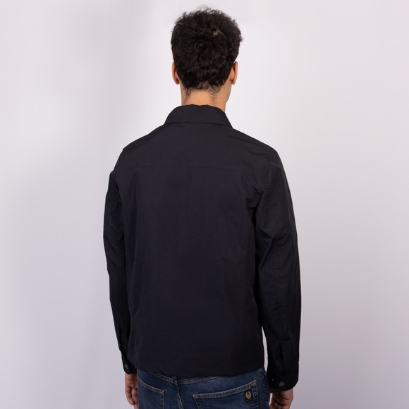 Belstaff Mens Black Nylon Grid Overshirt #4