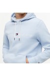 Tommy Hilfiger Mens Blue Logo Hoody