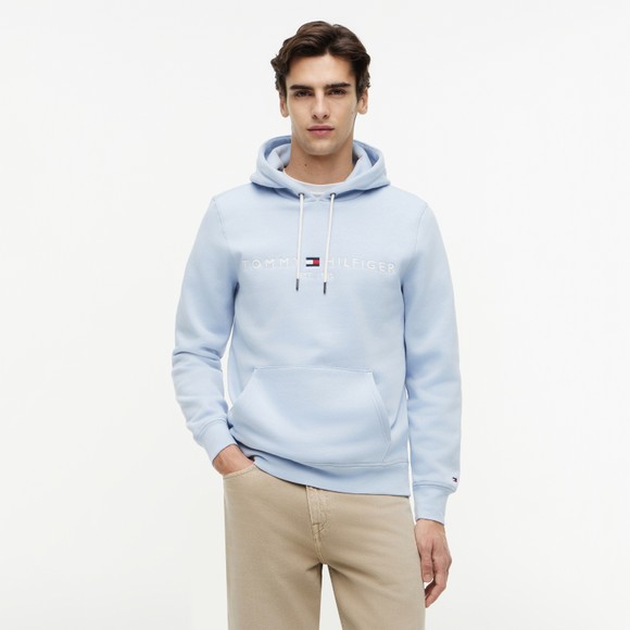 Tommy Hilfiger Mens Blue Logo Hoody