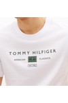 Tommy Hilfiger Mens White Brand Love Mono Stack T-Shirt